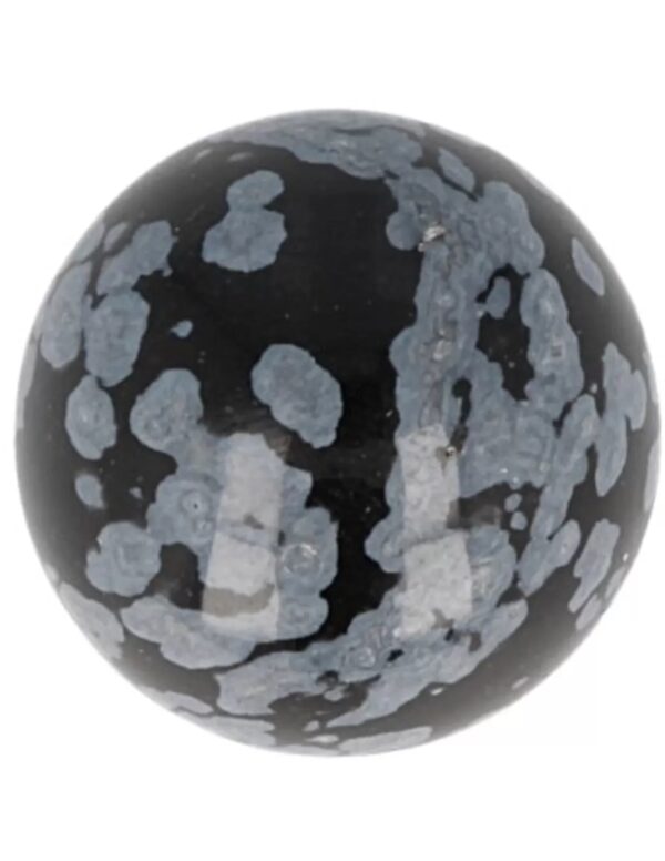 Obsidiaan sneeuwvlok edelsteen bol 20 mm