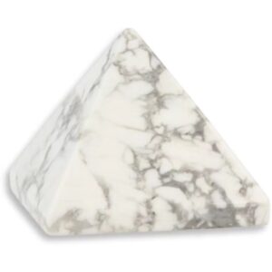 Howliet wit edelsteen piramide 25 mm