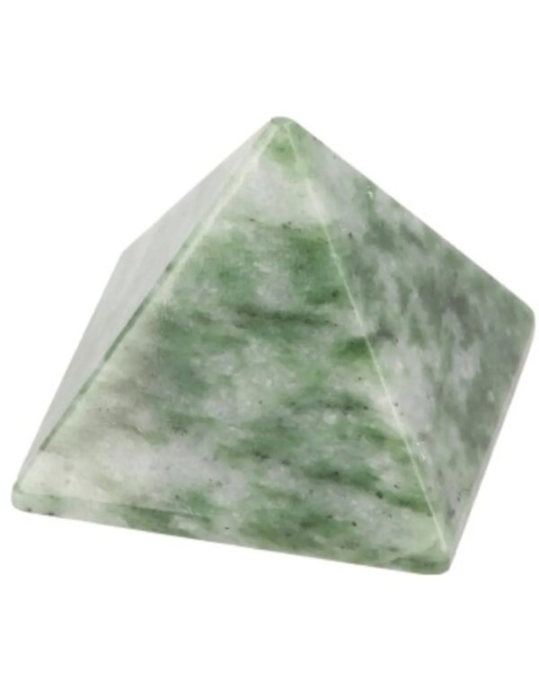 Jade Serpentijn edelsteen piramide 25 mm - Image 4