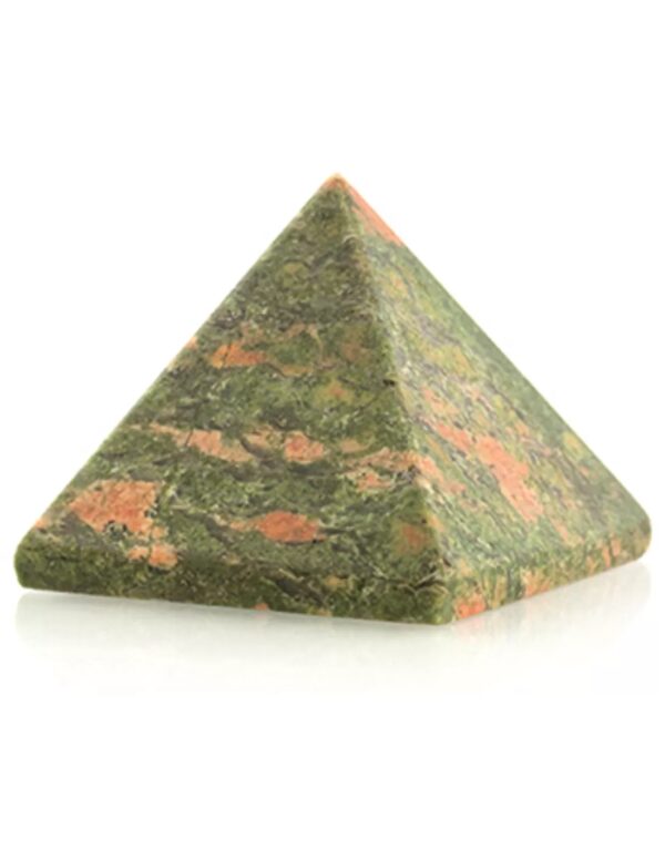 Unakiet edelsteen piramide 25 mm