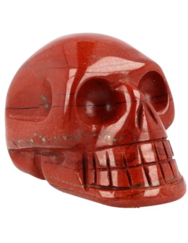 Jaspis rood schedel 40 mm