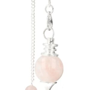 Roze kwarts bolpendel