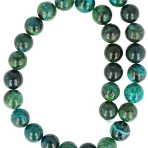 Chrysokolla kralen streng 15 mm
