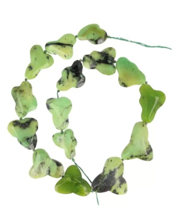 Chrysopraas vorm kralen streng