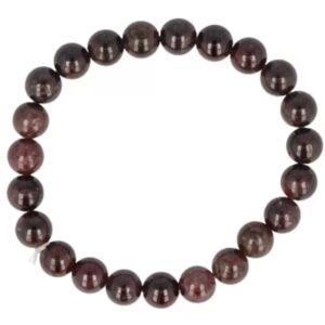 Granaat kralenarmband 7-8 mm