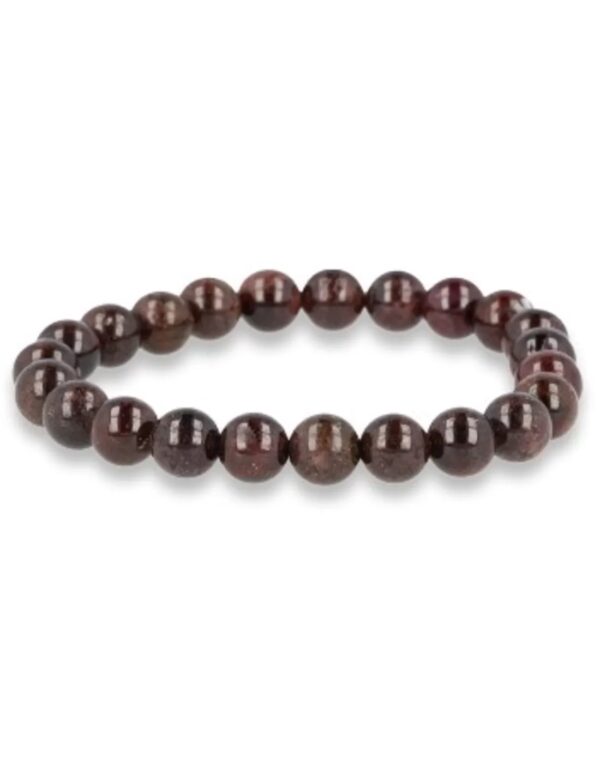 Granaat kralenarmband 7-8 mm - Image 2