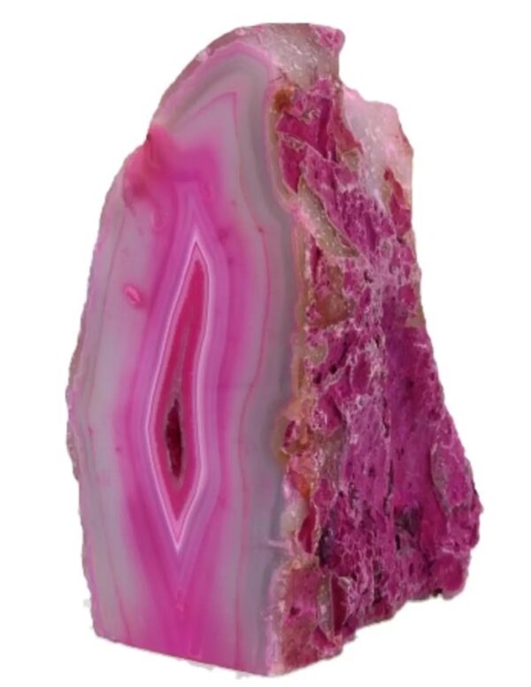 Agaat einden roze (bijgekleurd), p/kg