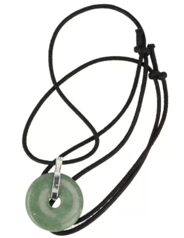 Chinese Jade donuthanger 30 mm aan koord - Image 5