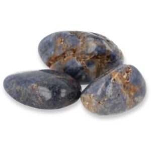 Saffier B trommelstenen (mt3), per gram