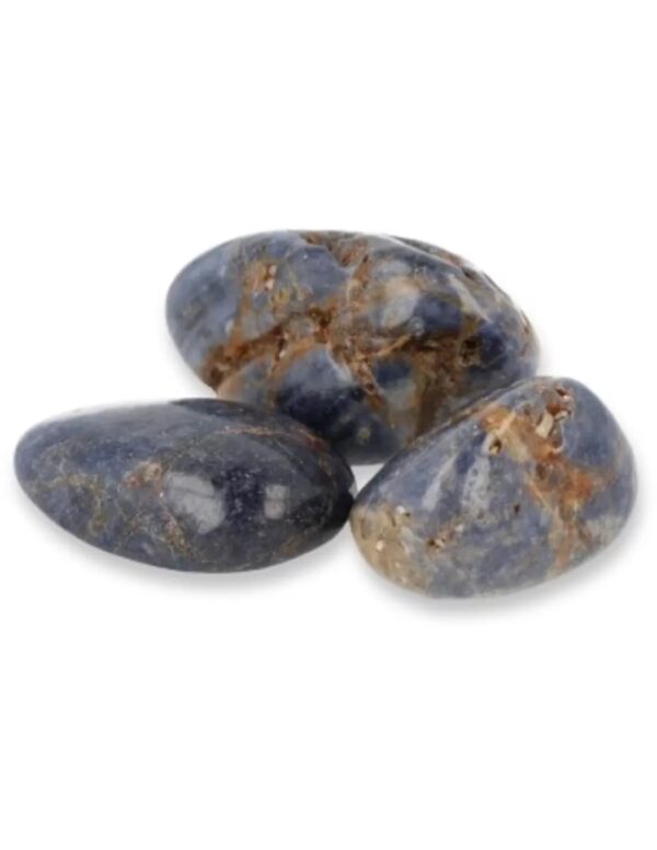 Saffier B trommelstenen (mt3), per gram