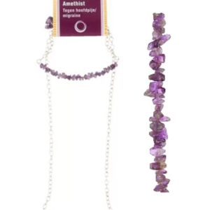 Amethist bar sieraden combi
