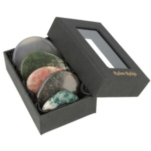 Agaat oplegstenen massage set