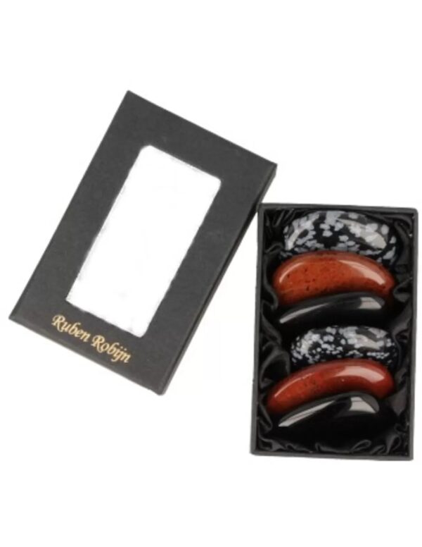 Obsidiaan oplegstenen massage set - Image 2