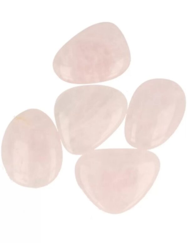 Roze kwarts oplegstenen massage set - Image 3