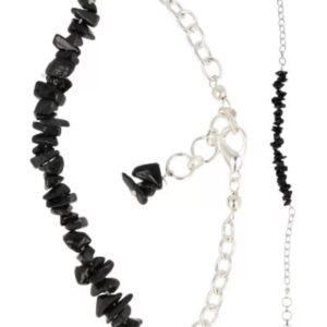 Toermalijn zwart bar armband