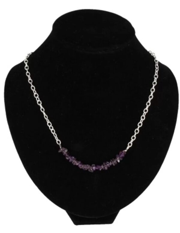 Amethist bar ketting - Image 2