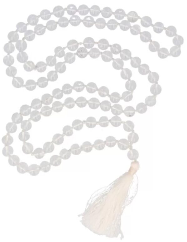 Bergkristal mala ketting