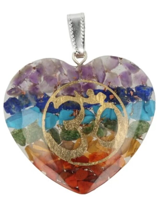 Orgonite Chakra hart hanger - Image 2
