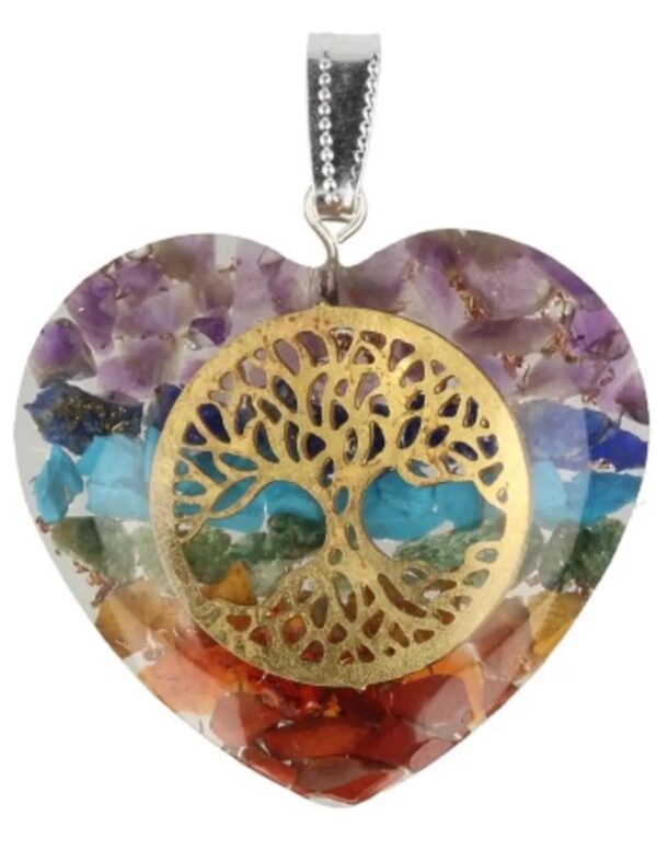 Orgonite Chakra hart hanger - Image 4