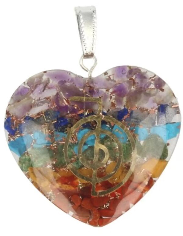 Orgonite Chakra hart hanger - Image 5