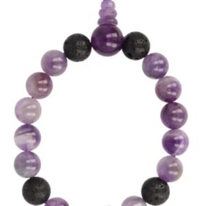 Amethist powerbead mannen armband