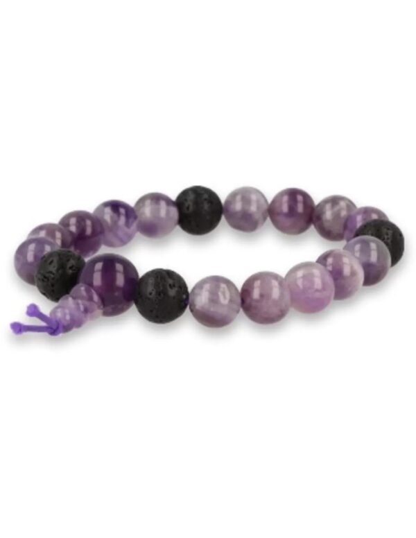 Amethist powerbead mannen armband - Image 2