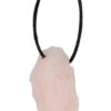 Roze kwarts ruwe hanger aan koord - Image 2