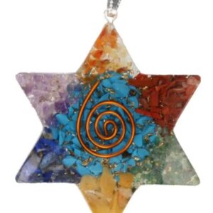 Orgonite Chakra ster hanger
