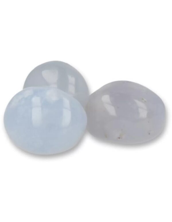 Chalcedoon A trommelstenen (mt3), per gram
