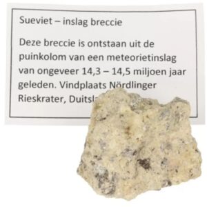 Sueviet ruw - inslag breccie