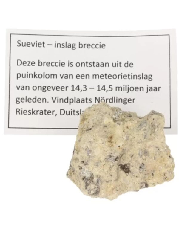 Sueviet ruw - inslag breccie