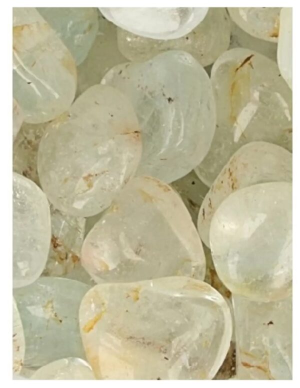 Topaas blauw trommelstenen (mt2), per gram