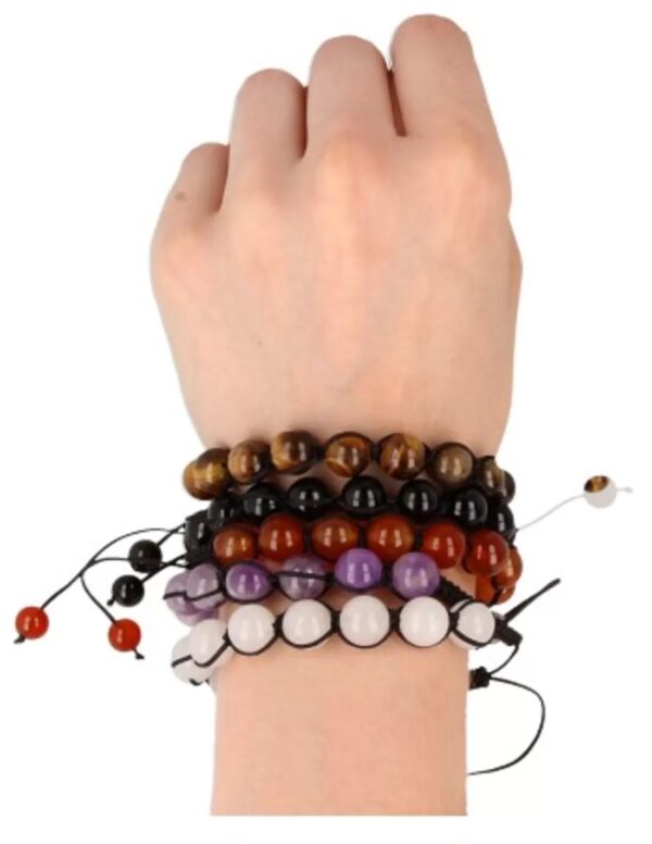 Carneool shamballa armband 10 mm - Image 2
