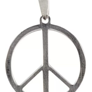 Roestvrij stalen hanger Peace