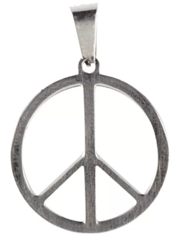 Roestvrij stalen hanger Peace