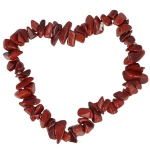 Jaspis rood kinder armbandje split
