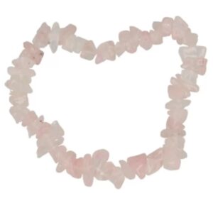 Roze kwarts kinder armbandje split