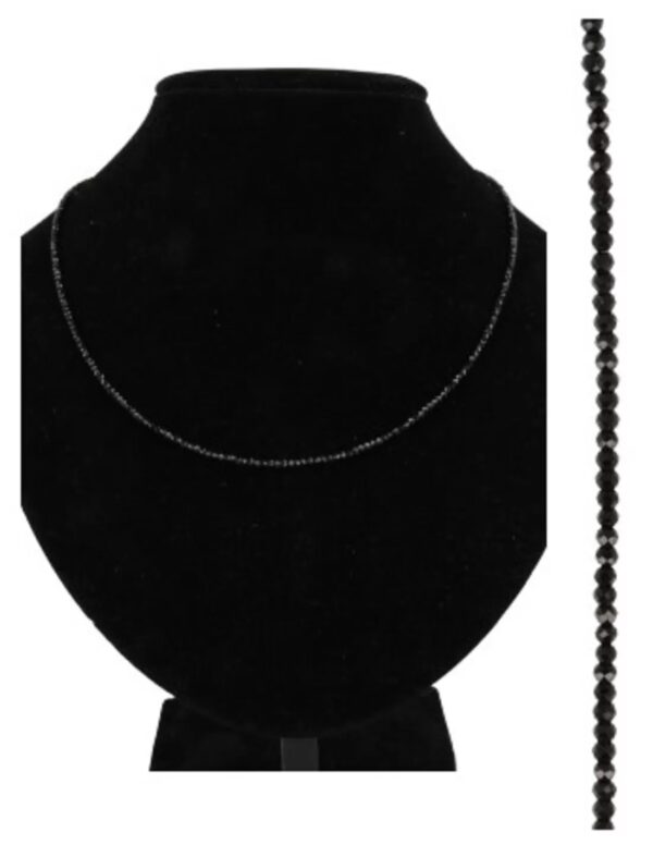 Spinel zwart summer vibes ketting