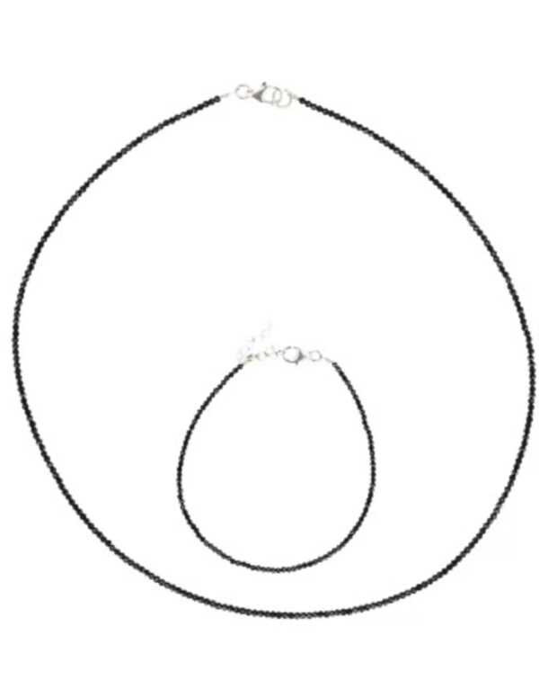 Spinel zwart summer vibes ketting - Image 4