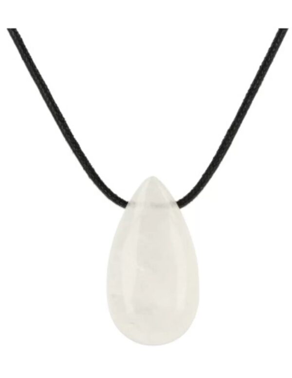 Bergkristal edelsteen druppel hanger - Image 3