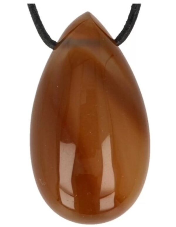 Carneool edelsteen druppel hanger