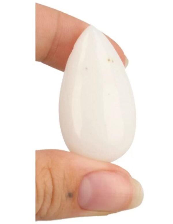 Jade wit edelsteen druppel hanger - Image 5