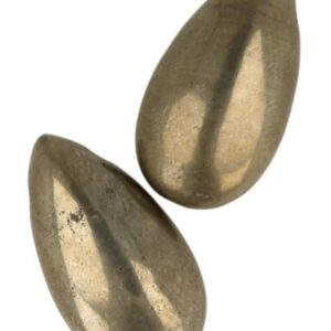 Pyriet edelsteen druppel hanger
