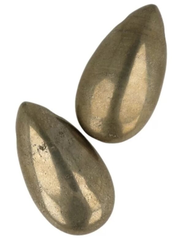 Pyriet edelsteen druppel hanger