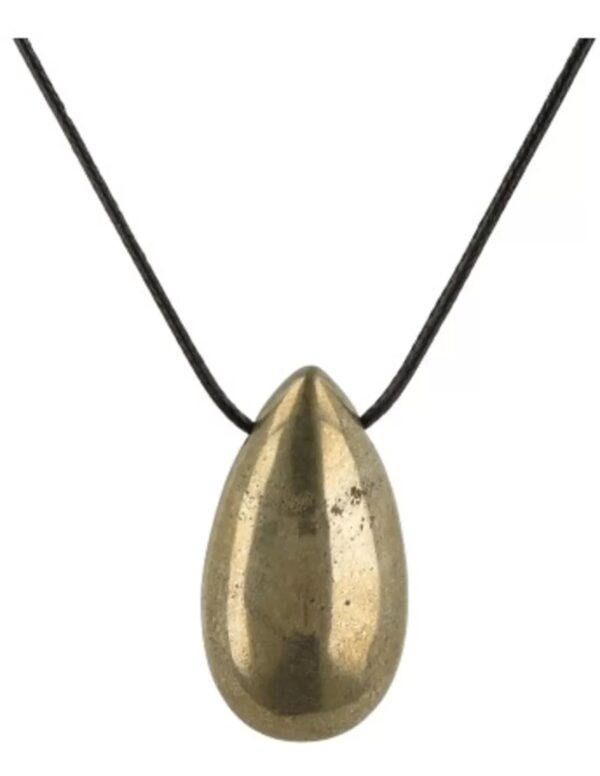 Pyriet edelsteen druppel hanger - Image 3