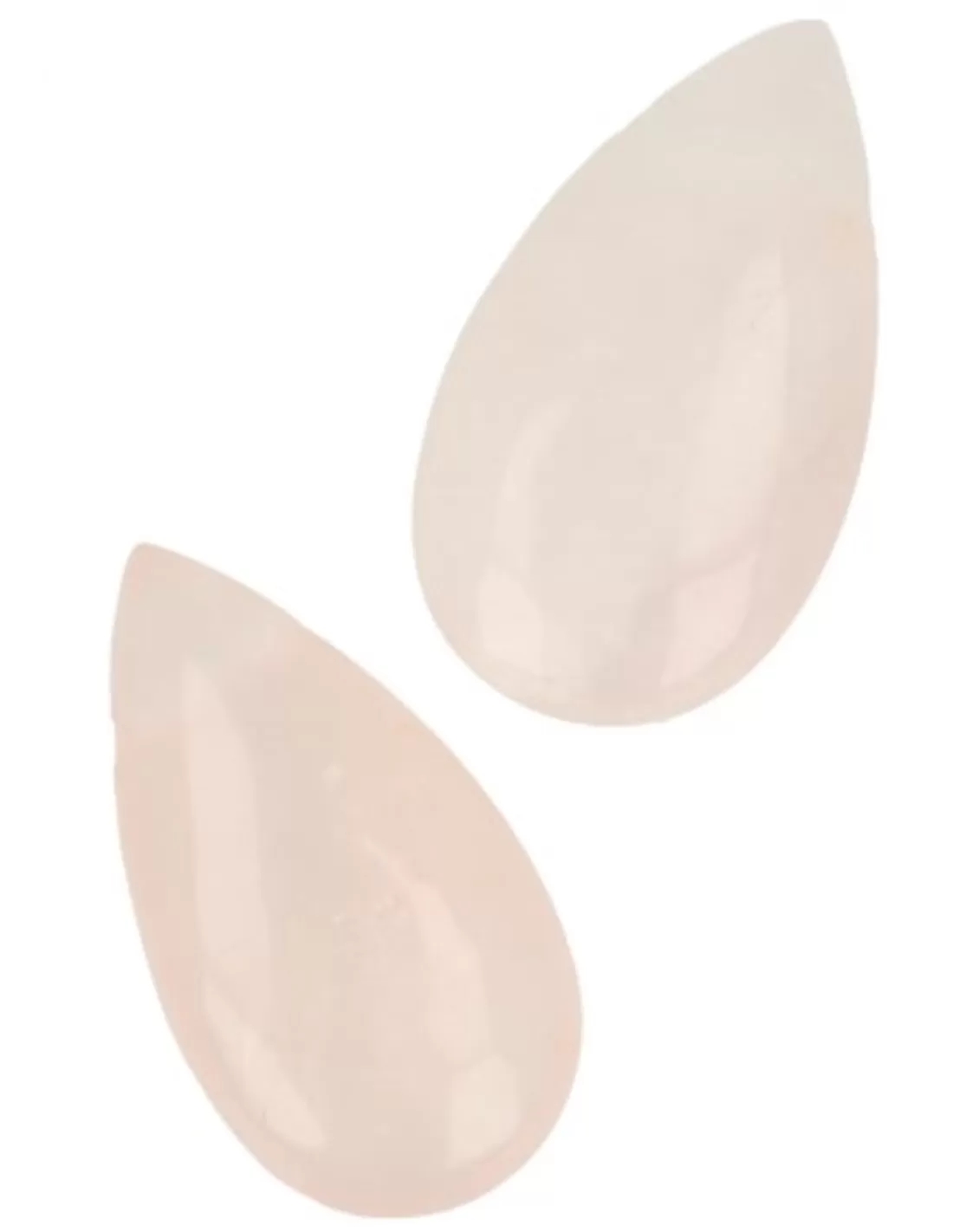 Roze kwarts edelsteen druppel hanger