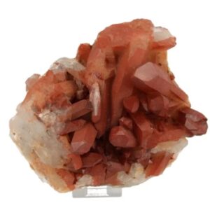 Bergkristal rood ruw Marokko, p/kg