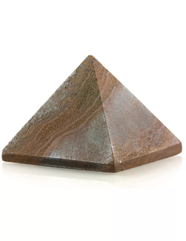 Tijgeroog piramide 30 mm edelsteen