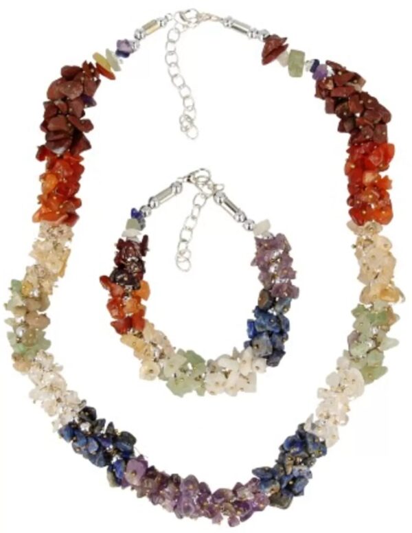 Chakra splitarmband cluster met sluiting - Image 2
