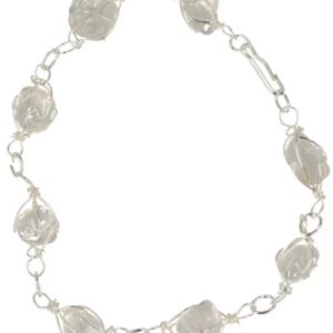 Bergkristal armband / enkelband edelsteen wire